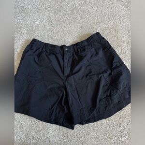 Columbia Black Athletic Cargo Shorts